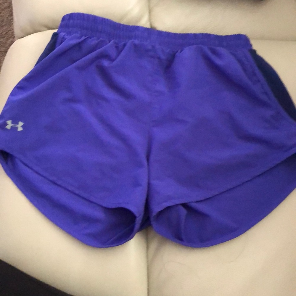 Under Armour purple shorts